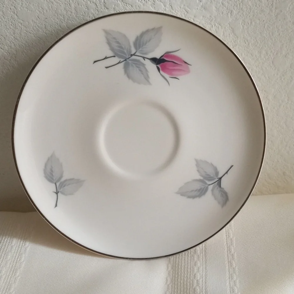 Vintage Bundle 9 Bridal Rose Syracuse Tea Coffee Cups & Saucers Fine China USA